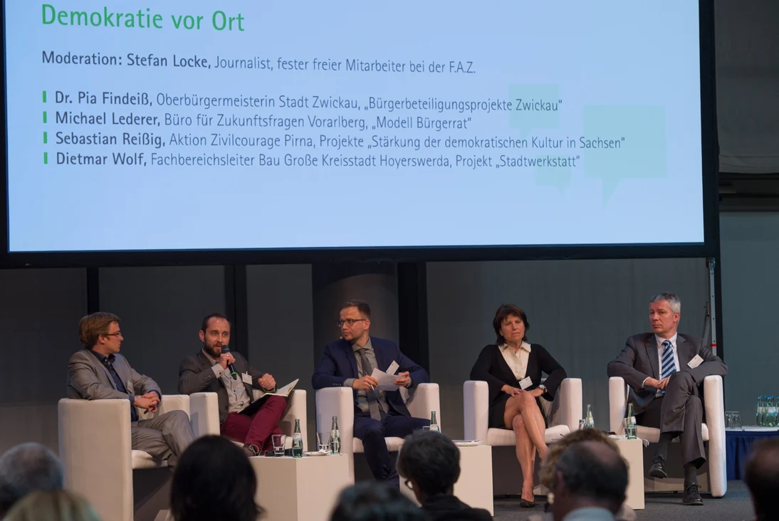 Diskussionsteilnehmer Forum »Demokratie vor Ort«